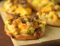 English Muffin Breakfast Pizza Recipe