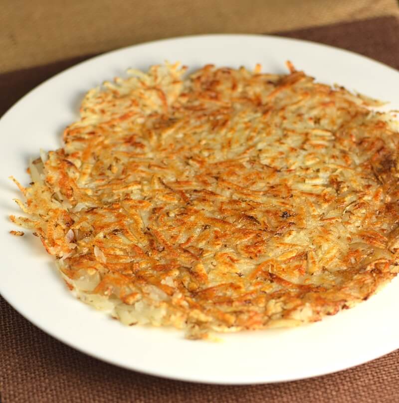 Crispy Golden Shredded Hash Browns - Happily Unprocessed