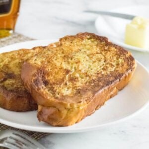 French toast recipe for one.