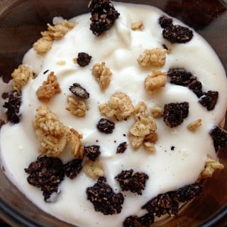 Yogurt and granola