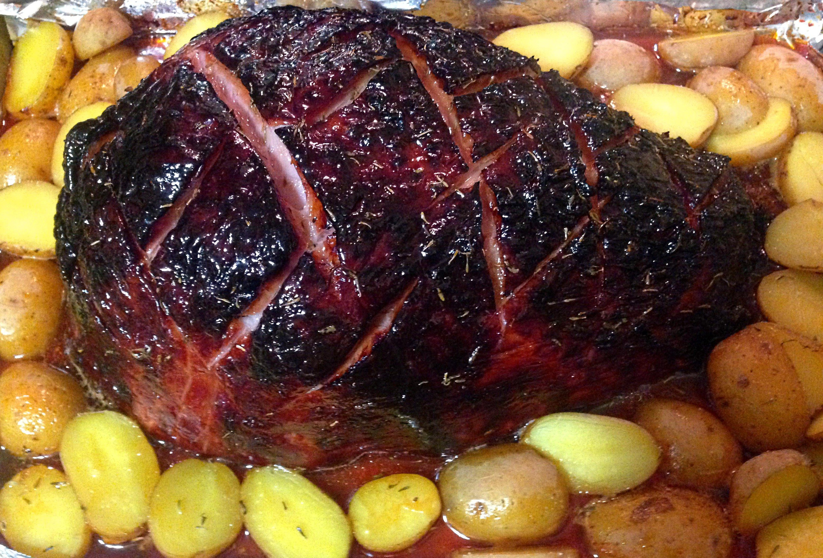 Roasted Ham and Potatoes - Fox Valley Foodie