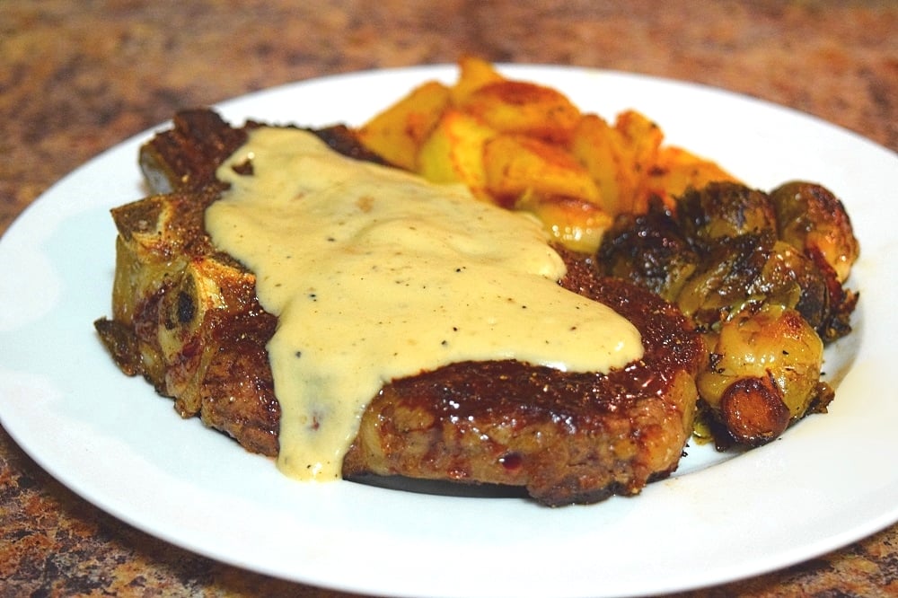 Easy Steak au Poivre recipe
