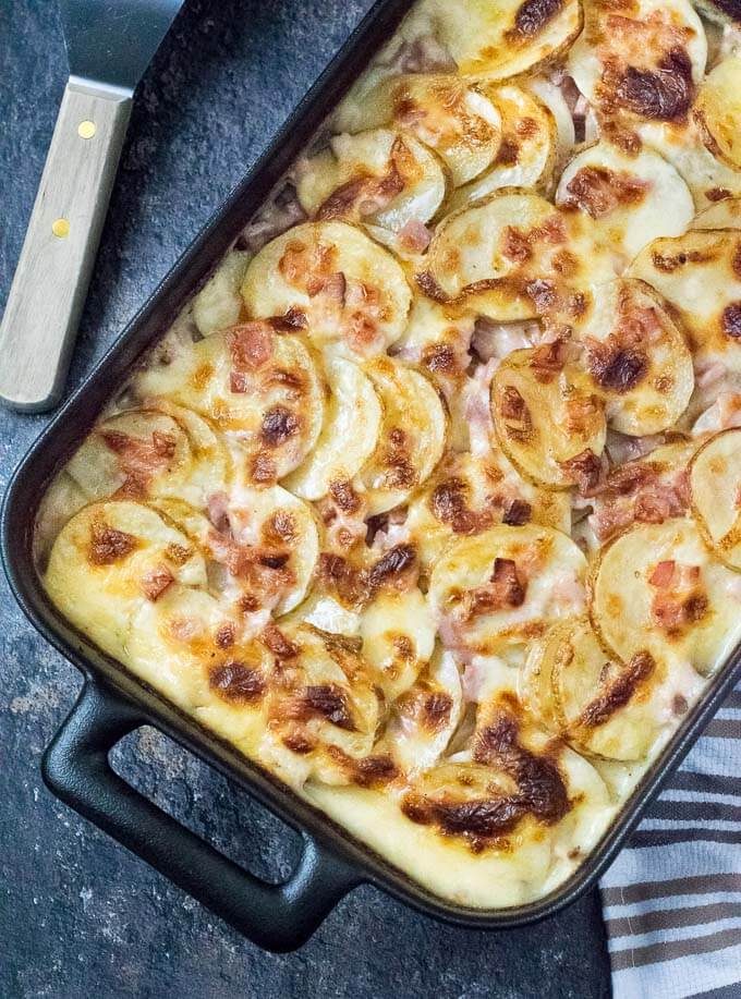 Scalloped Potatoes and Ham