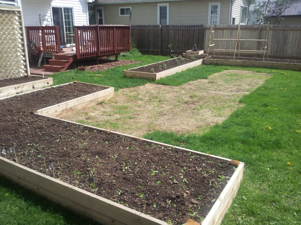 Northeast WI Raised Garden Bed