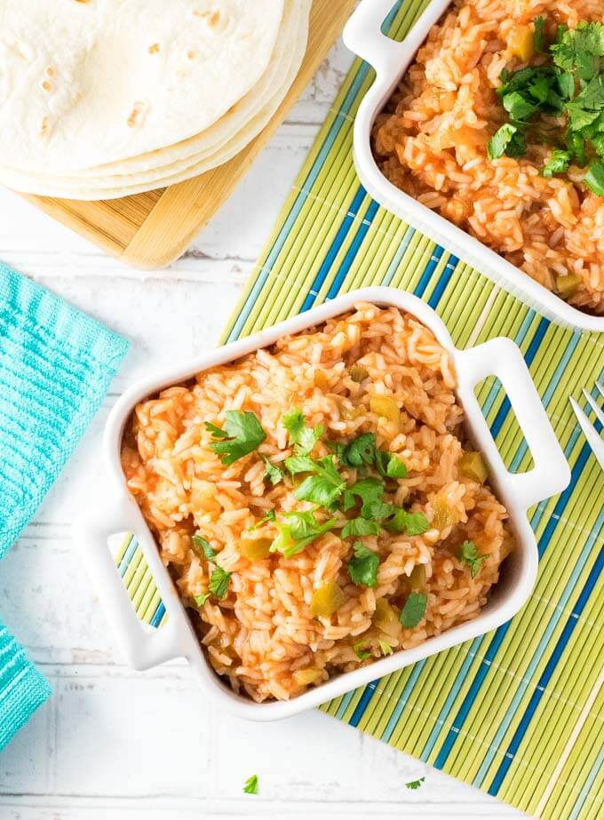 Spanish Rice with Salsa