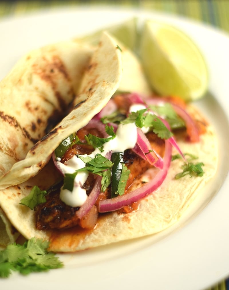 Cilantro Lime Chicken Tacos