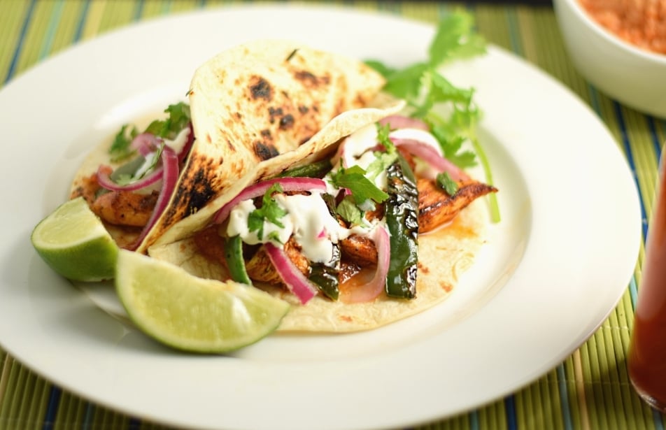 Cilantro Lime Chicken Tacos