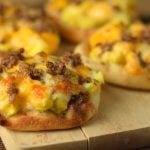 English Muffin Breakfast Pizza Recipe