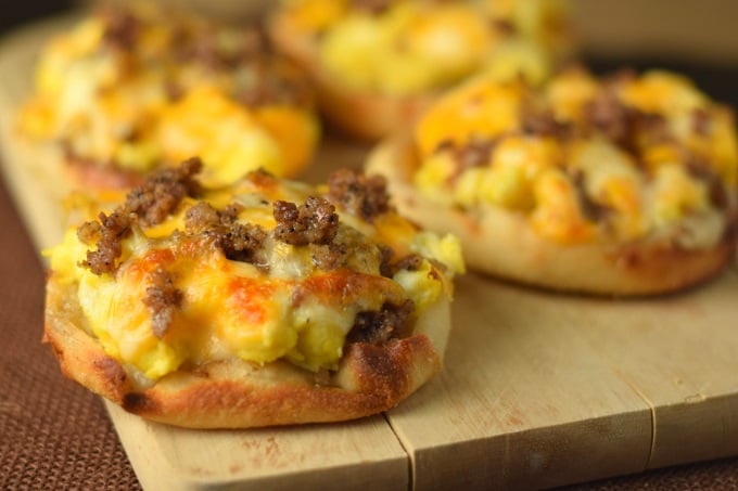 English Muffin Breakfast Pizza Recipe