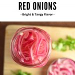 Quick Pickled Red Onions recipe #pickling #canning #onions