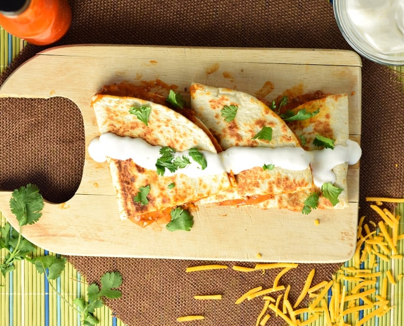 Chili Cheese Quesadilla.