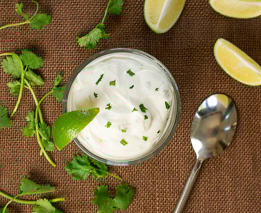 Cilantro Lime Sour Cream Sauce Fox Valley Foodie