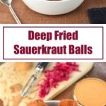 Deep Fried Sauerkraut Balls recipe - Appetizer