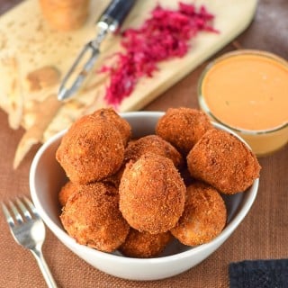 Deep fried sauerkraut balls recipe