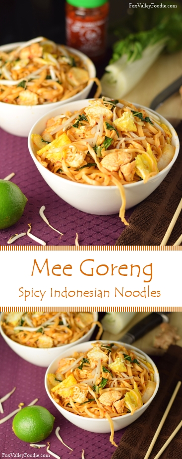 Mee Goreng, Spicy Indonesian Noodles
