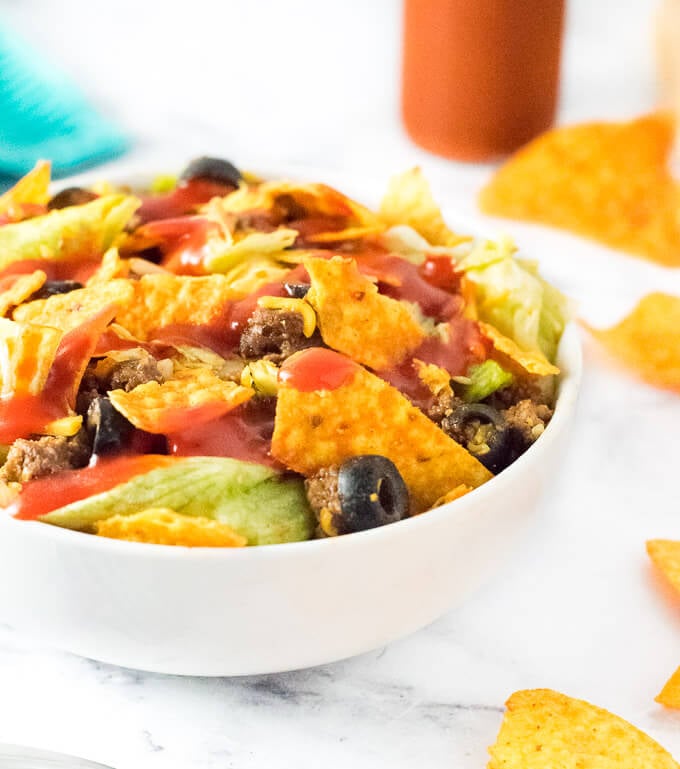 Taco Salad with Doritos Recipe.