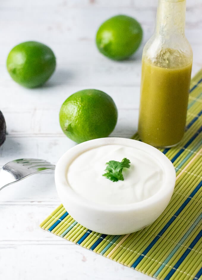 Cilantro Lime Sour Cream Recipe