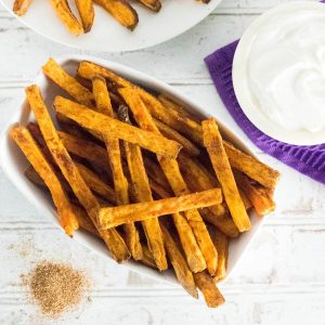 Oven baked sweet potato fries recipe