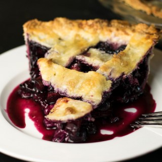 Rhubarb Blueberry Pie