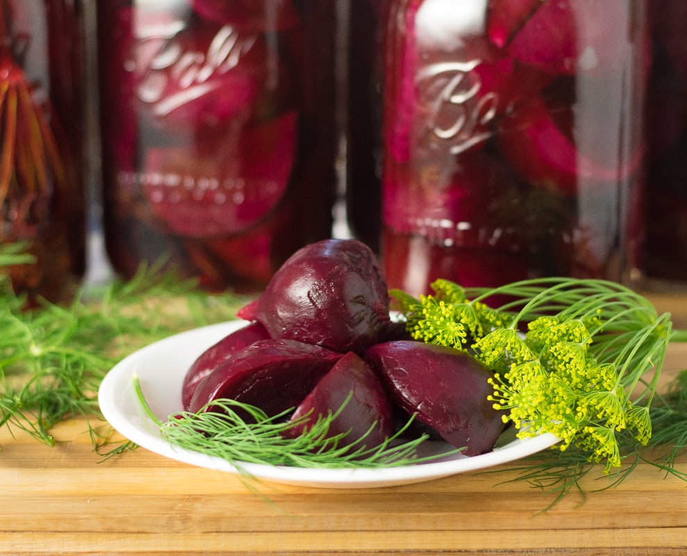 Dill pickled beets 