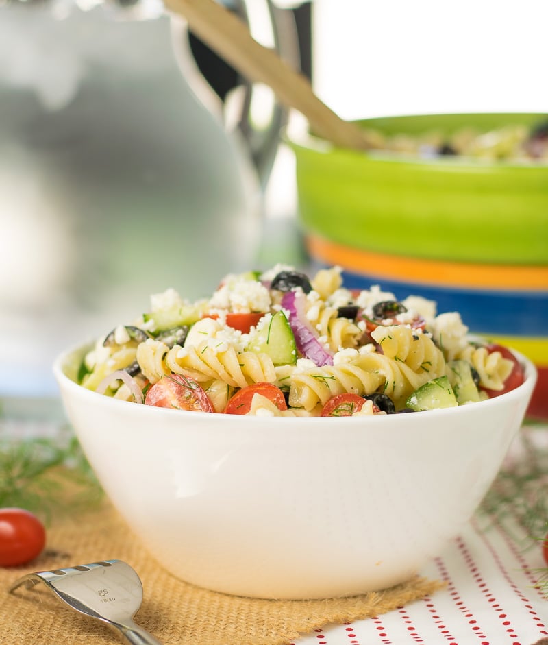 Feta and Dill Pasta Salad 