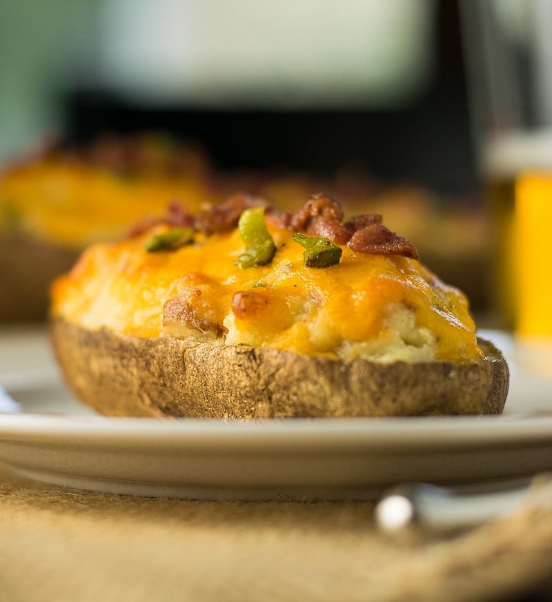 Jalapeno Poppers Twice Baked Potatoes