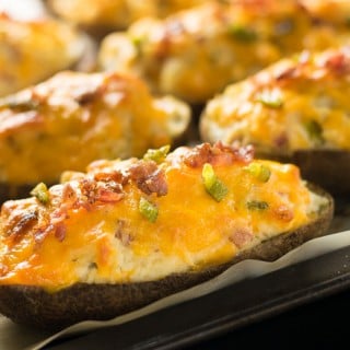 Jalapeno Poppers Twice Baked Potatoes