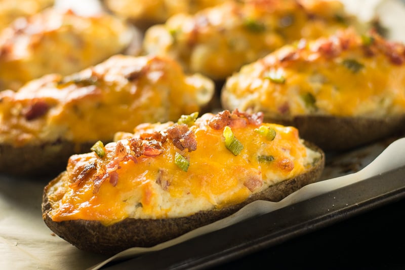 Jalapeno Poppers Twice Baked Potatoes