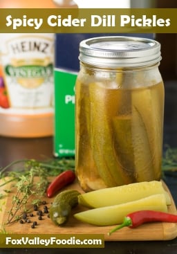 Spicy Cider Dill Pickles