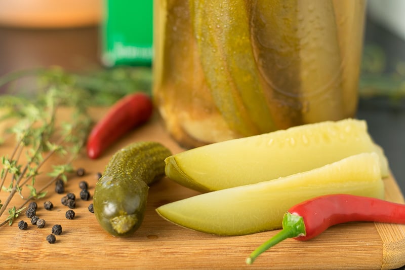 Spicy Cider Dill Pickles recipe