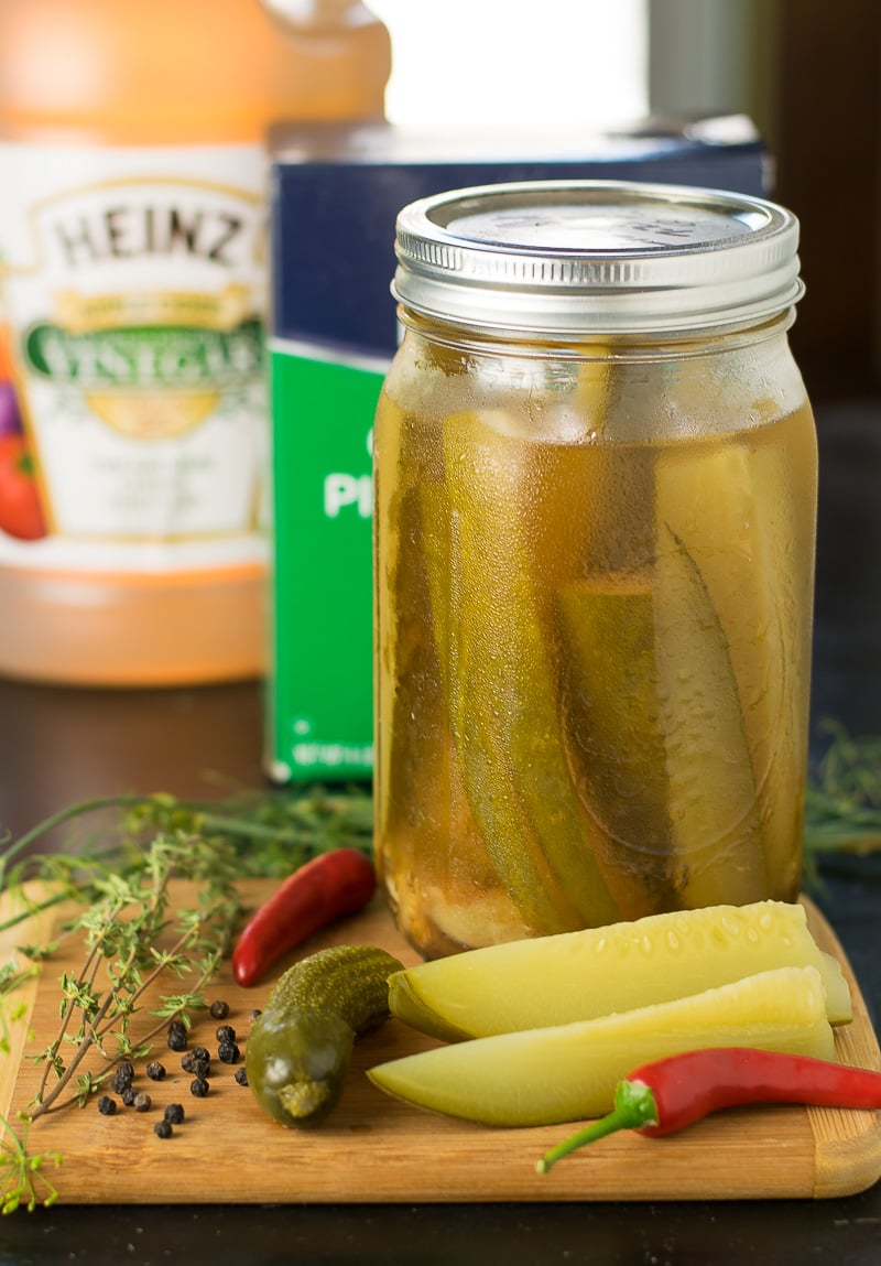 Spicy Cider Dill Pickles