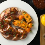 Cherry Chipotle BBQ Sauce Glazed Pork Tenderloin recipe