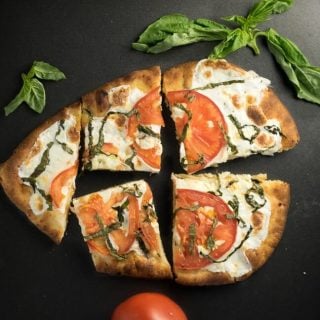 Naan flatbread pizza recipe