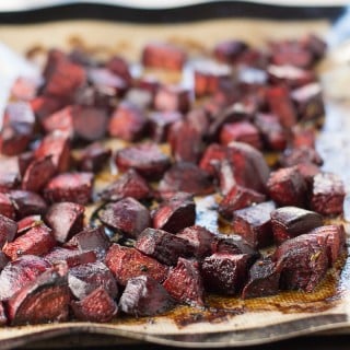 Honey Roasted Beets with Balsamic and Thyme