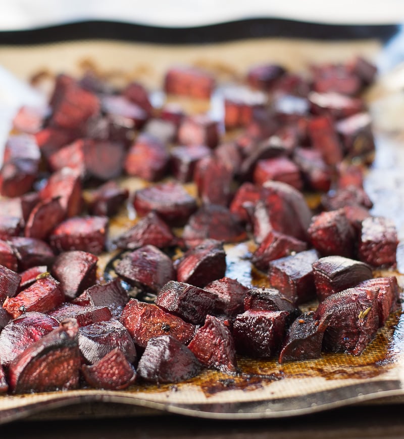 Honey Roasted Beets with Balsamic and Thyme