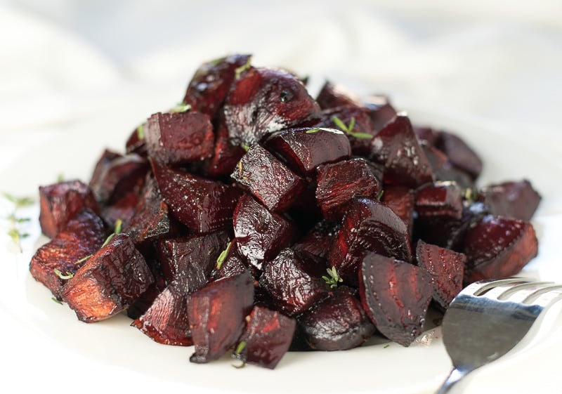 Honey Roasted Beets with Balsamic and Thyme