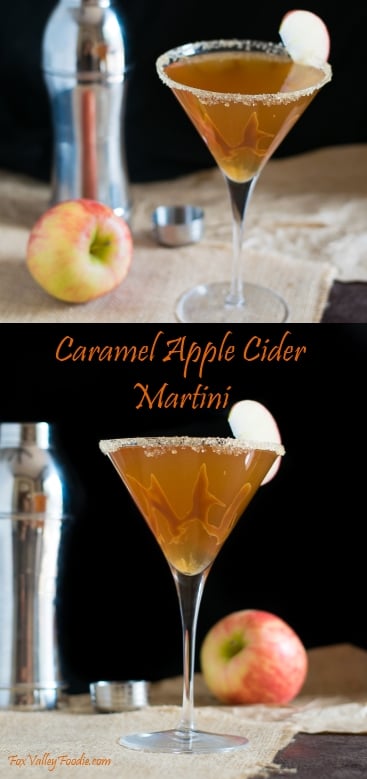 Caramel Apple Cider Martini