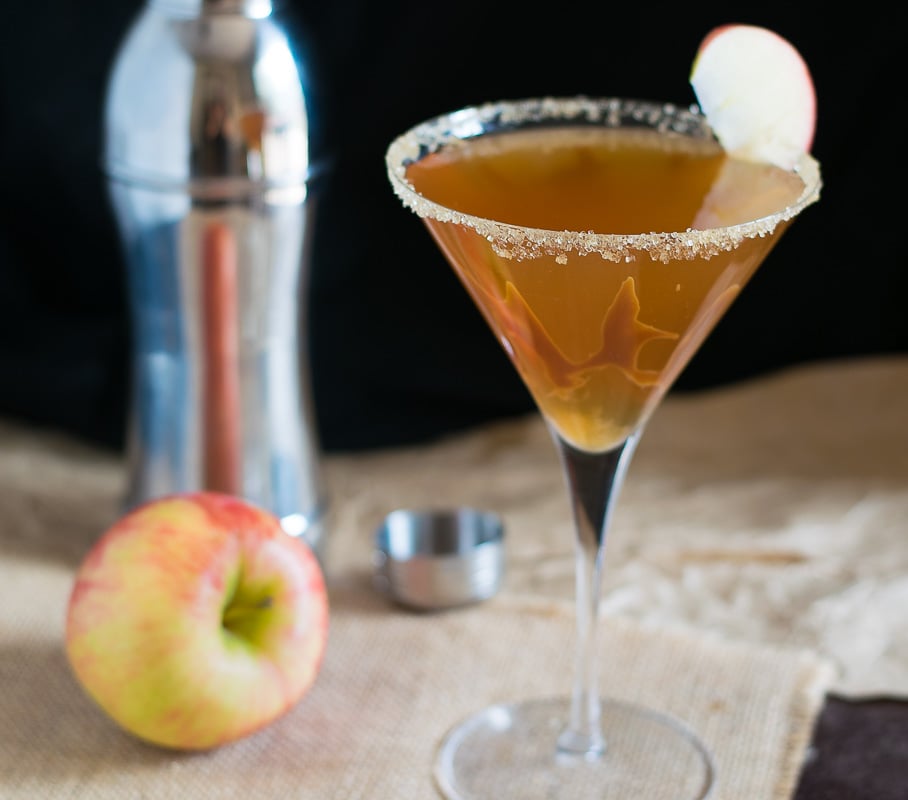 Caramel Apple Cider Martini