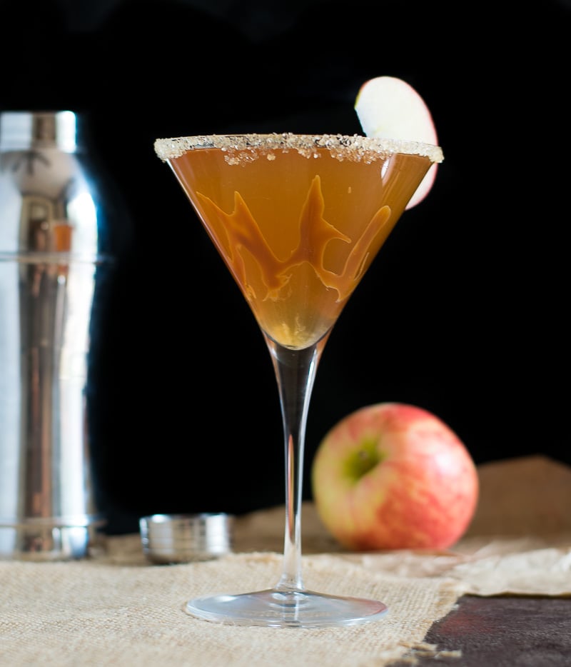 Caramel Apple Cider Martini