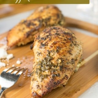 Feta and Pesto Stuffed Chicken Breasts