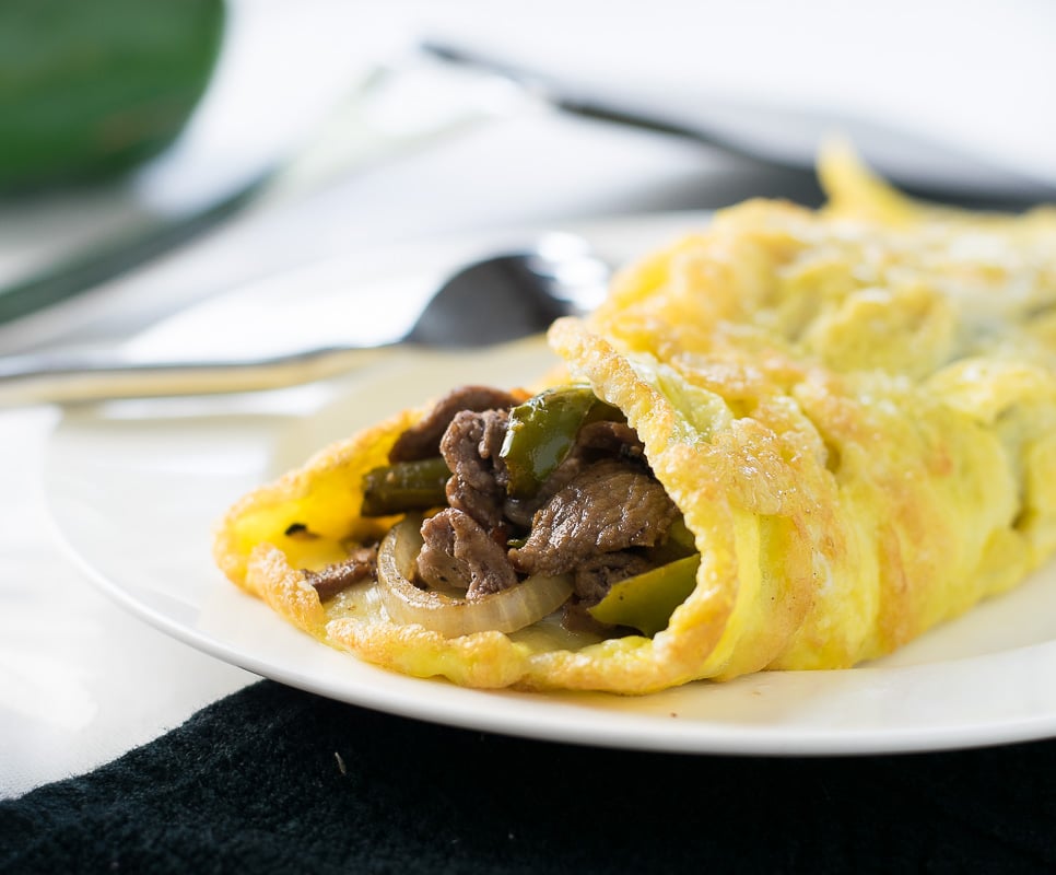 Philly Cheese Steak Omelette