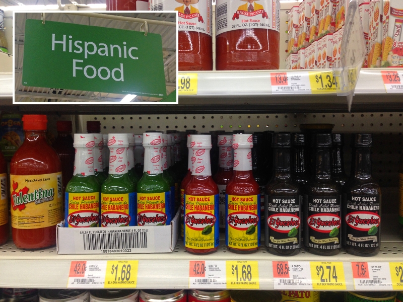 Walmart El Yucateco Hot Sauces