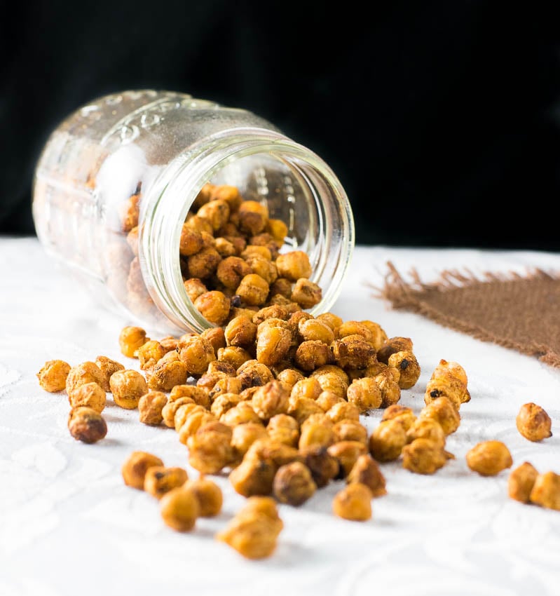 Honey Roasted Chickpeas with Turkish Seasoning.