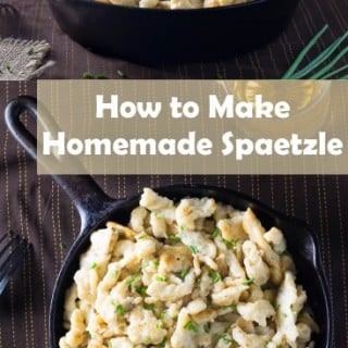 How to make homemade spaetzle