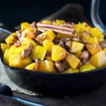 Maple and Bacon Roasted Squash with Pecans