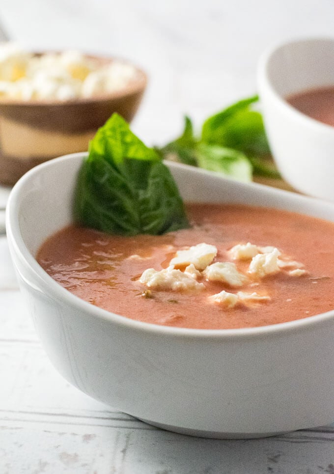 Tomato Basil Bisque soup.