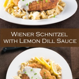 Wiener Schnitzel with Lemon Dill Sauce