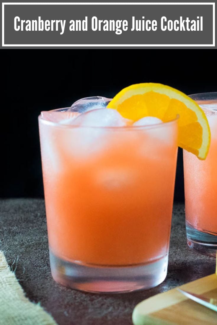 Cranberry and Orange Juice Cocktail Fox Valley Foodie