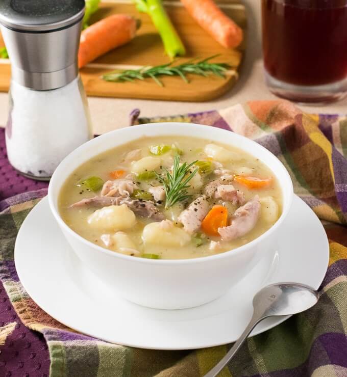 Creamy Turkey and Gnocchi Soup