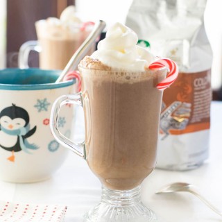 Peppermint Coffee Hot Chocolate